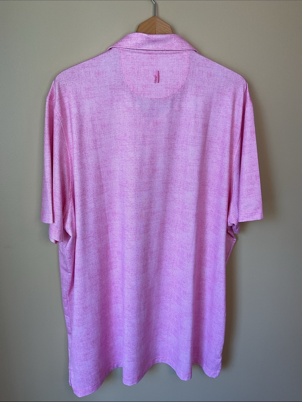 johnnie-O Pink Honeycomb Polo Golf Shirt with UPF Size XXL - Picture 2 of 5
